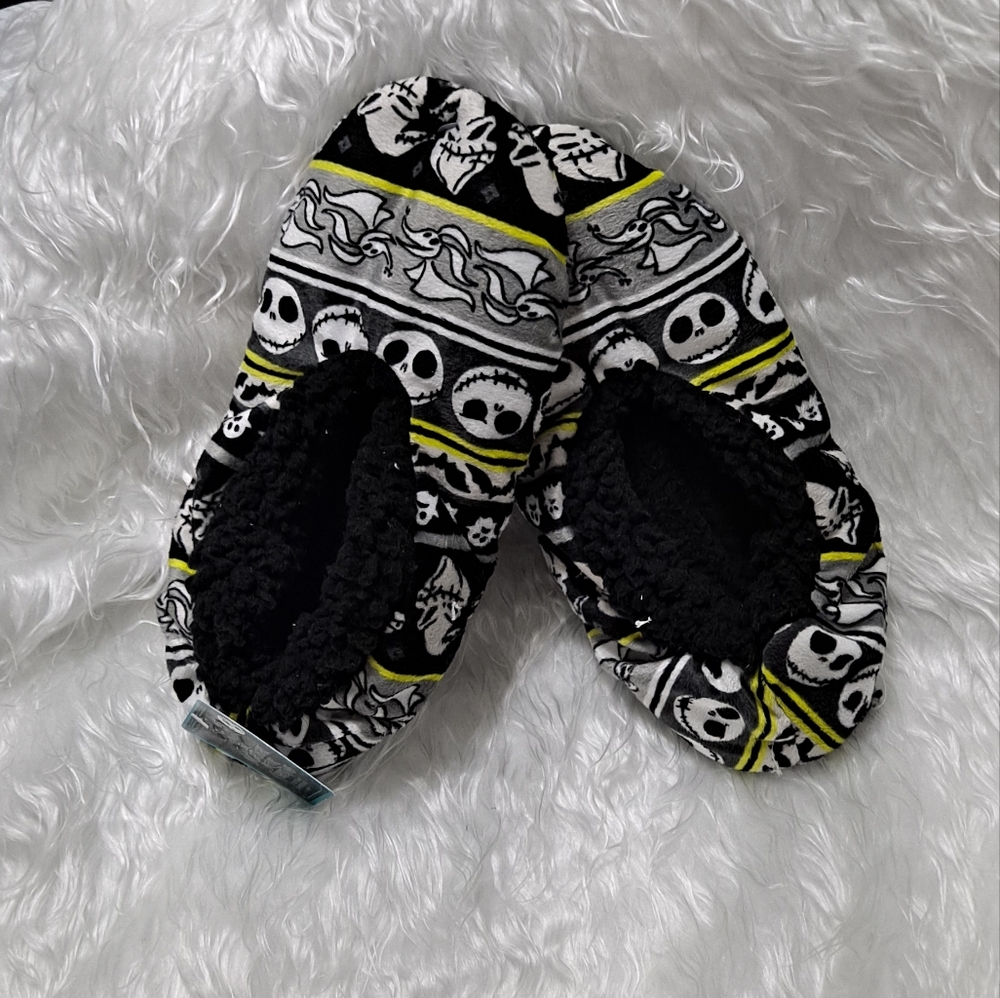 Night Before Christmas Slippers House Slipper Socks With No-Slip Sole Fo…